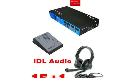 Апаратний лінгафонний клас Tecnilab IDL Audio 15+1
